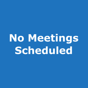 Read more about the article No Meetings Scheduled
